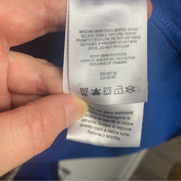 Columbia Fleece Jacket Omnishield Blue Full Zip - Picture 6 of 9